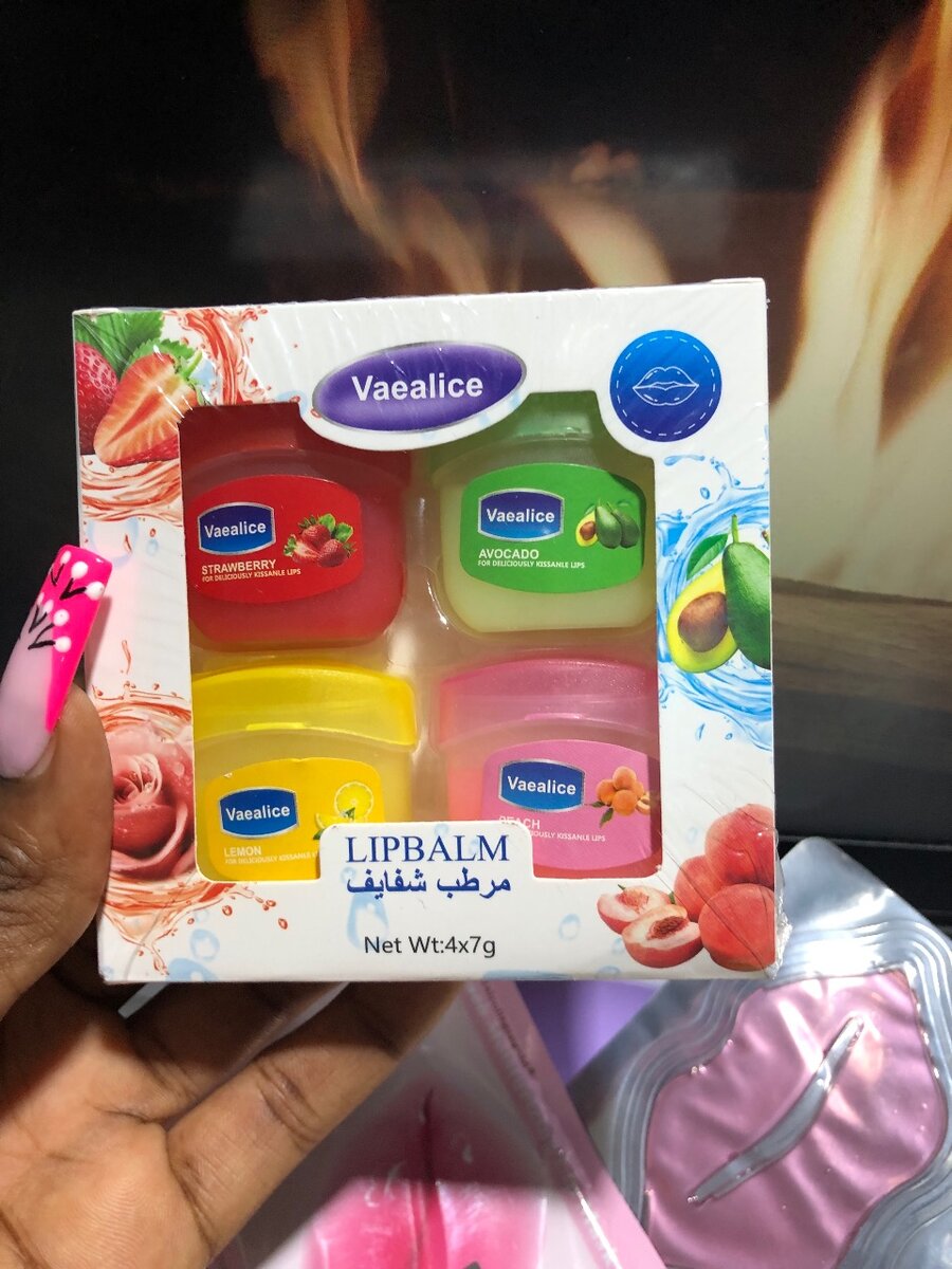 Ensemble de Soins Lèvres Fruitées