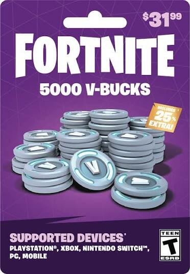 Cartes Fortnite V-Bucks