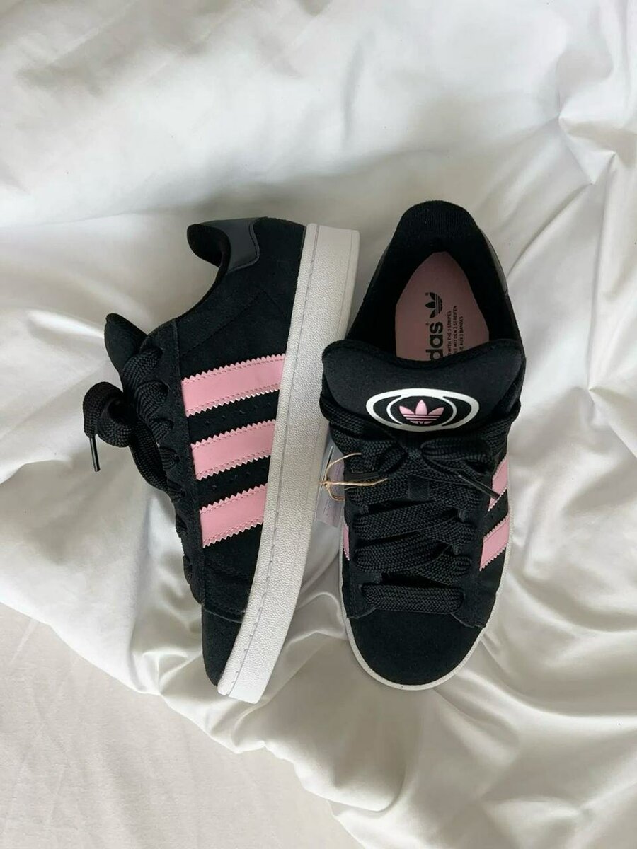 Adidas Campus Sneakers Noir Rose