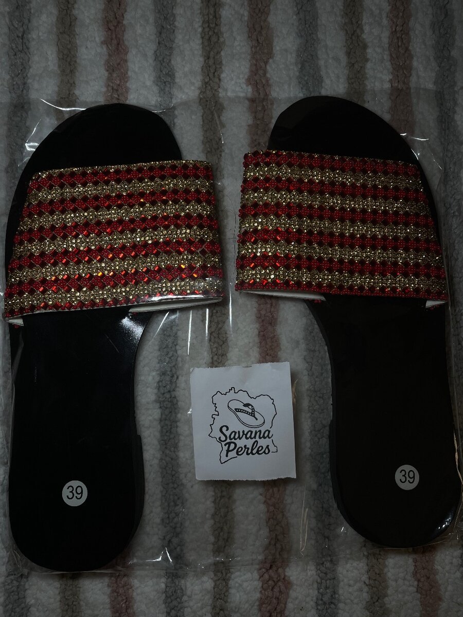 Sandales perlées élégantes