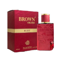 Brown Orchid Ruby Eau De Parfum 80ml by Fragrance World