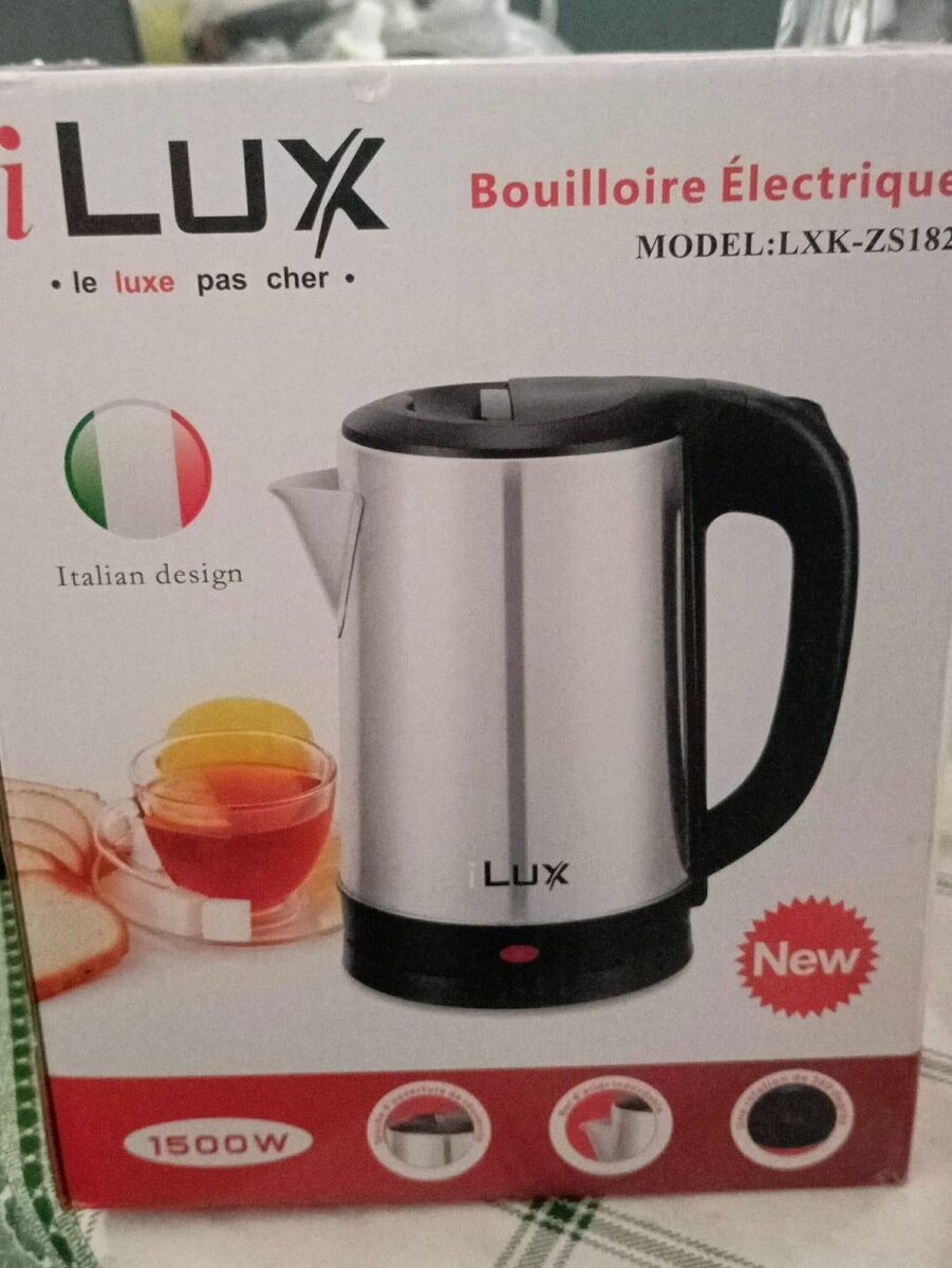 Bouilloire Électrique 1500W iLux