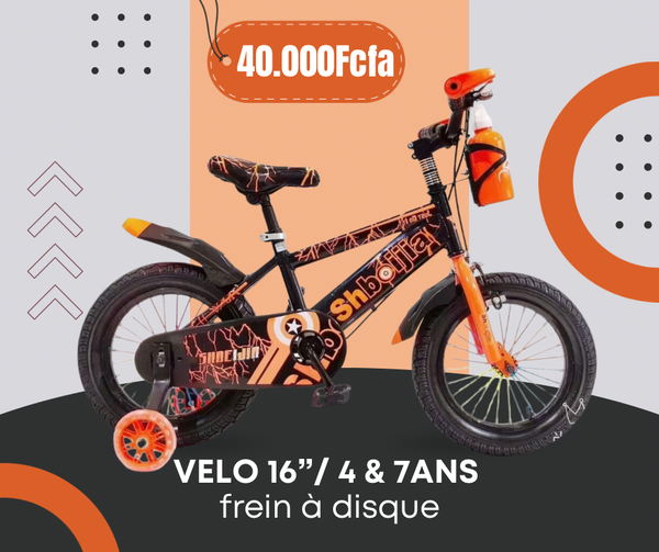Vélo Enfant 16" Frein Disque