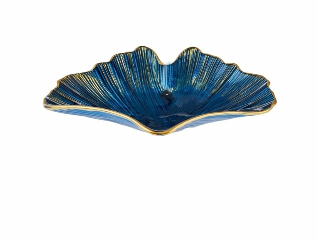 3 PIECES GINKO DECORATIVE PLATE SET -