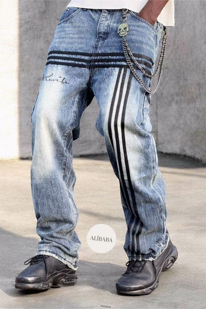 Jeans décontractés punk