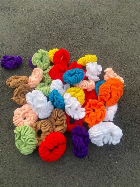 Chouchous en Crochet Colorés