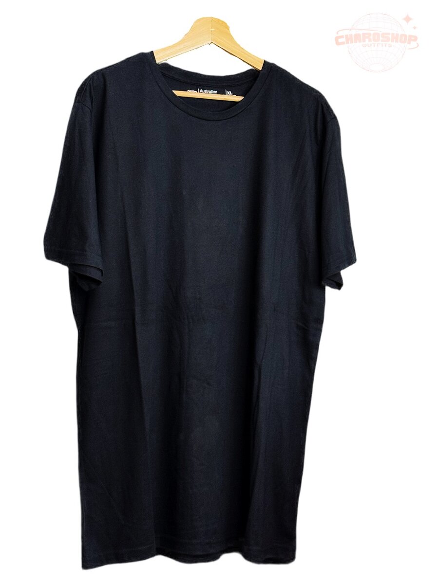 T-shirt noir basique unisexe