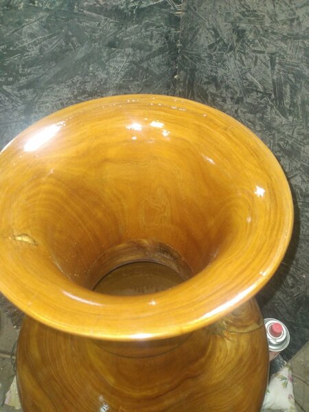 Деревянная посуда:N1 Ваза напольная.