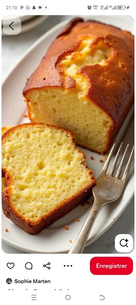 Gâteau Moelleux au Citron