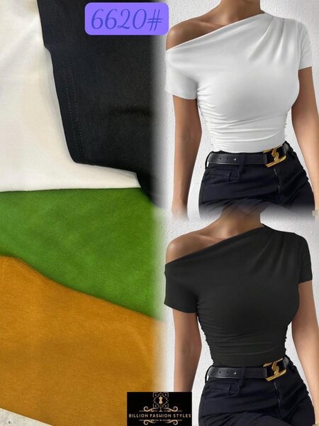 T-shirt asymétrique chic