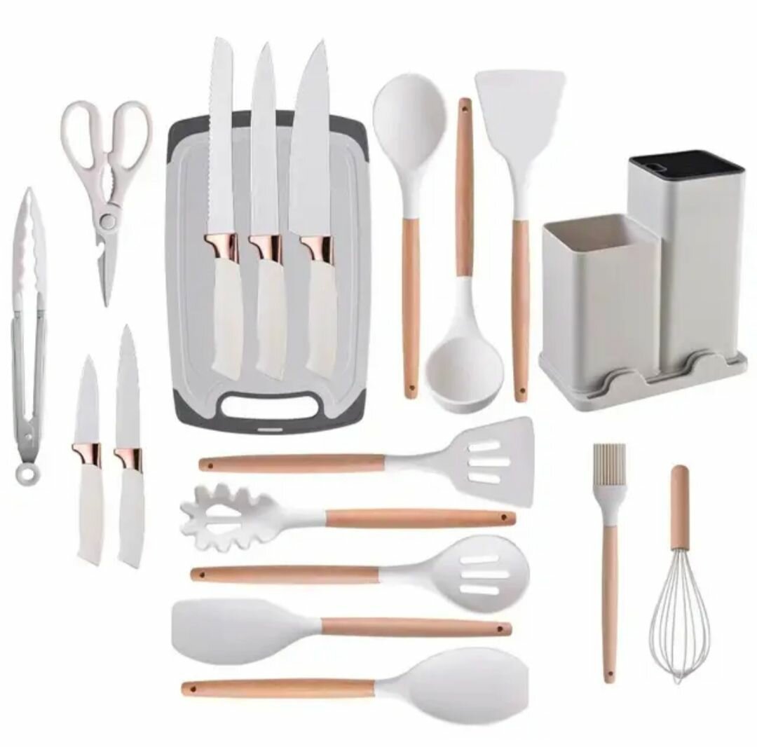 19 pcs silicone kitchen ware set
