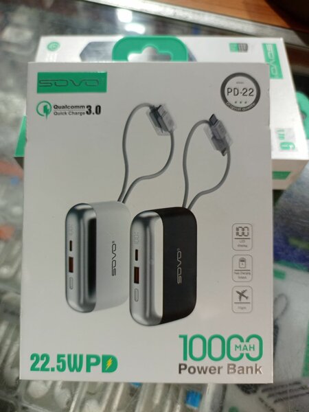 Powerbank 10000mAh USB-C rapide