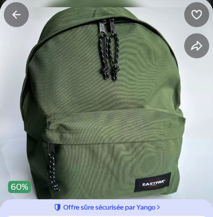 Sac à dos vert Eastpak
