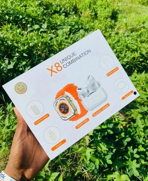 Montre intelligente X8 avec écouteurs