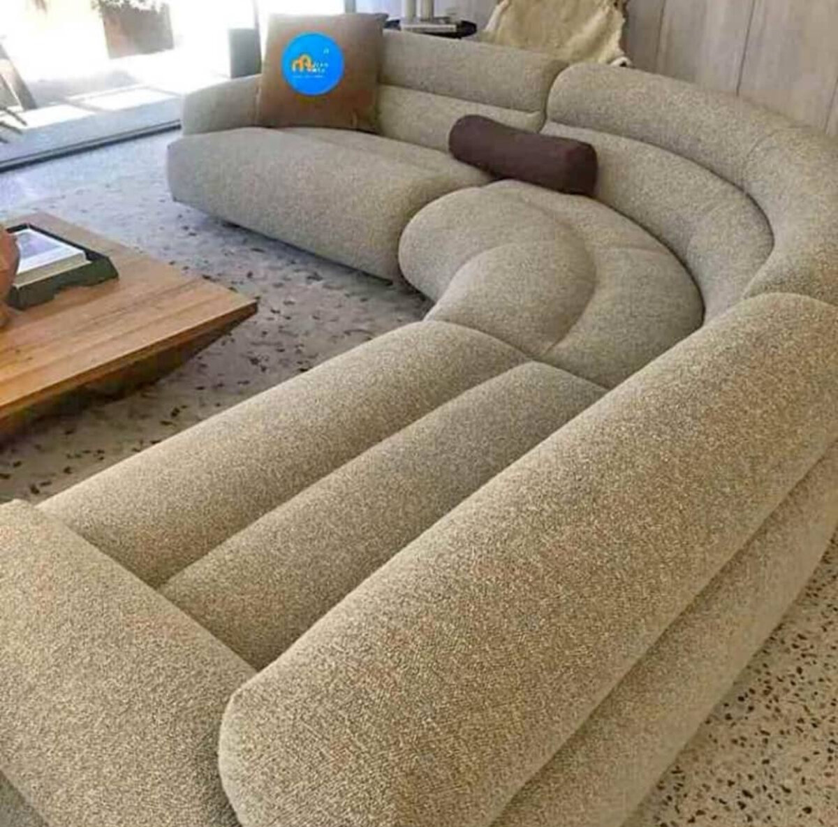 Canapé d'angle moderne