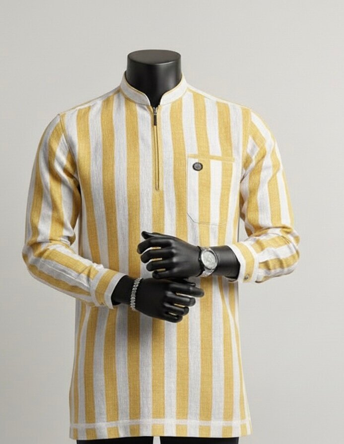 Chemise Homme Rayée Élégante