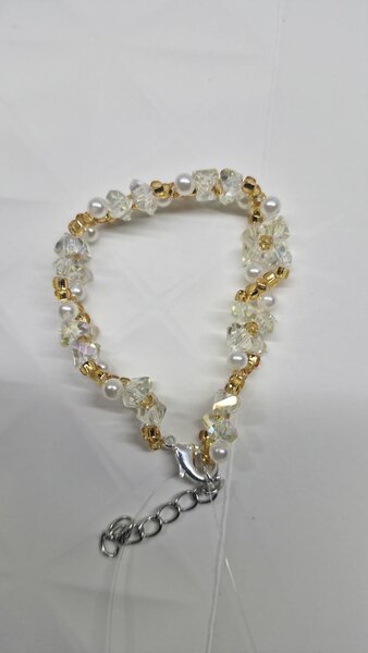 Bracelet en cristal doré