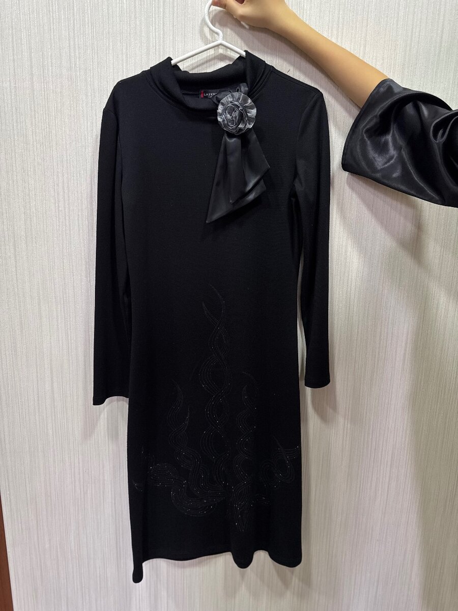 ЧЕРНОЕ ЭЛЕГАНТНОЕ ПЛАТЬЕ