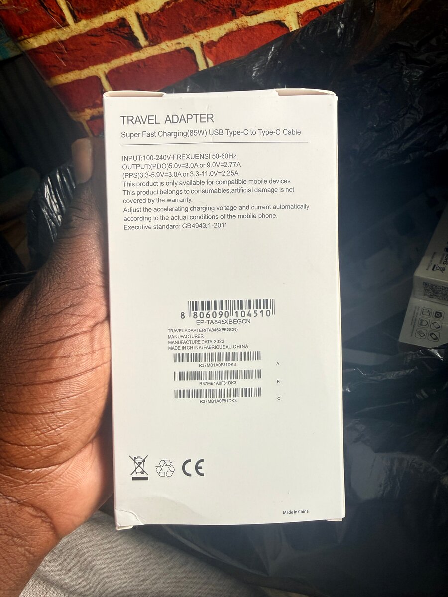 Adaptateur Samsung 85W USB-C