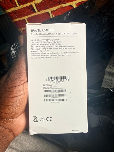 Adaptateur Samsung 85W USB-C