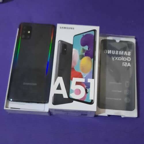 Uk used galaxy A51 128gb/4gb ram 2 sim all accessories insid