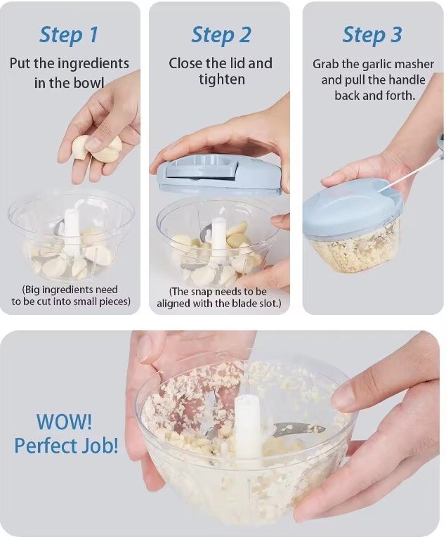 hachoir manuel 500ml