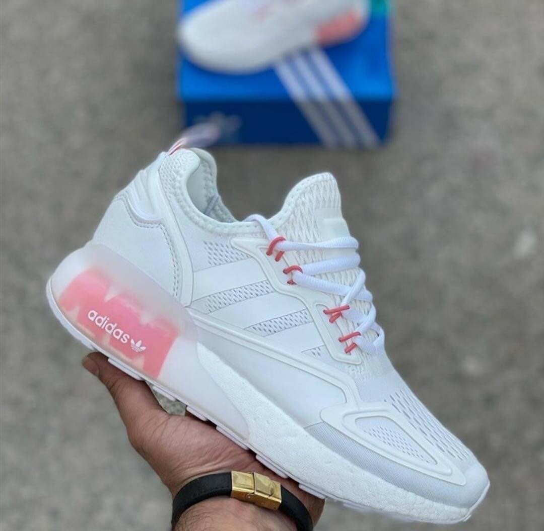 Adidas zx (pink and white )
