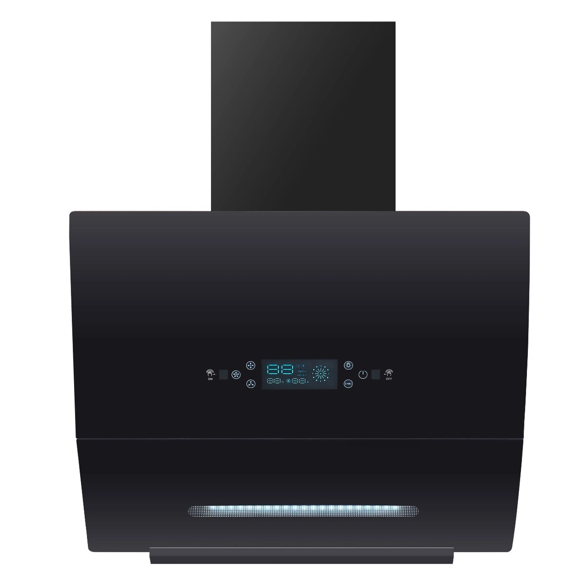 Range hood with hand sensor