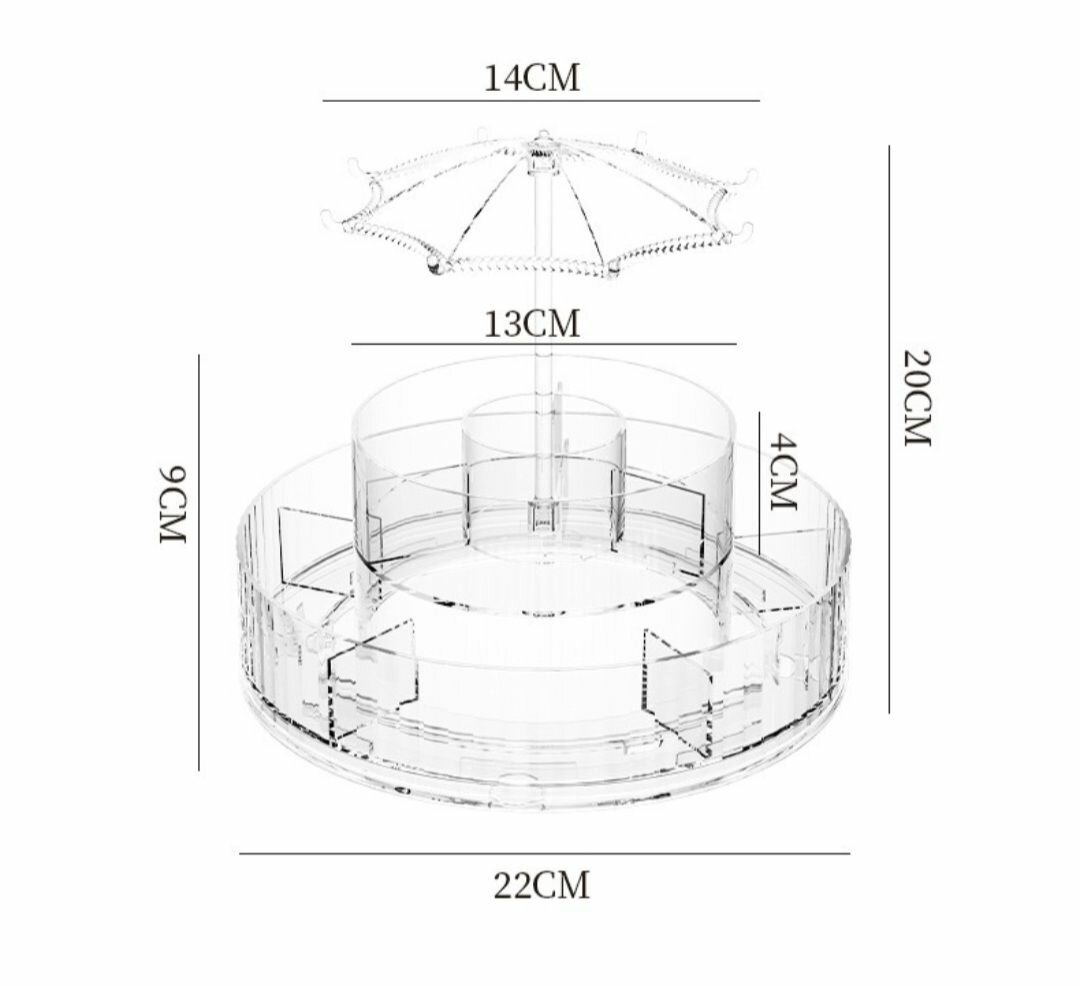 Présentoir de cosmétiques