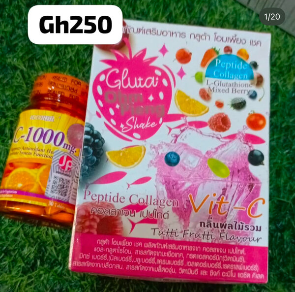 Gluta+Vitamin C 1000mg set