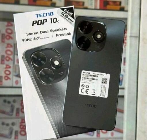 Tecno POP 10c Smartphone 6.6'' 90Hz 4GB 64GB