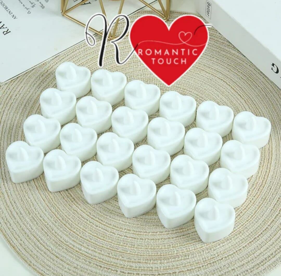 Bougies LED Cœur Romantique