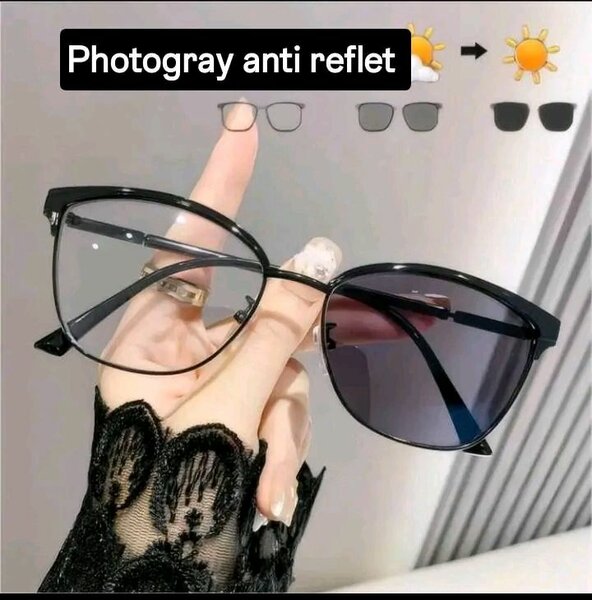 Lunette photogray anti reflet
