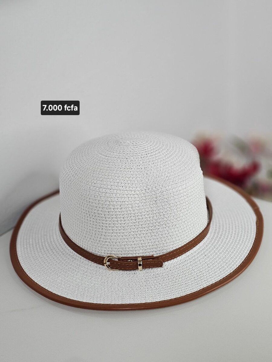 Chapeau d'été en paille 30cm
