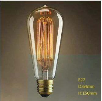 40w Edison bulb e27 incandescent bulb 110v 220v light bulb filament lamp lampada for home decoration