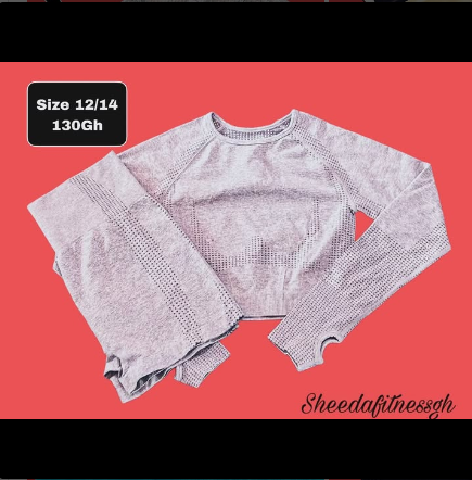 top and leggings lilac