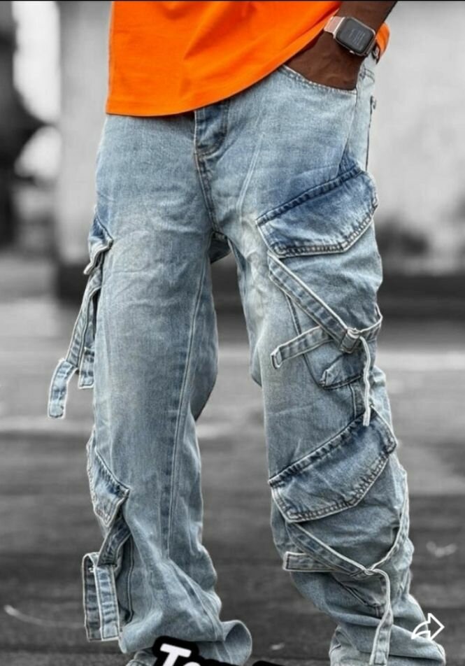 Jean cargo décontracté