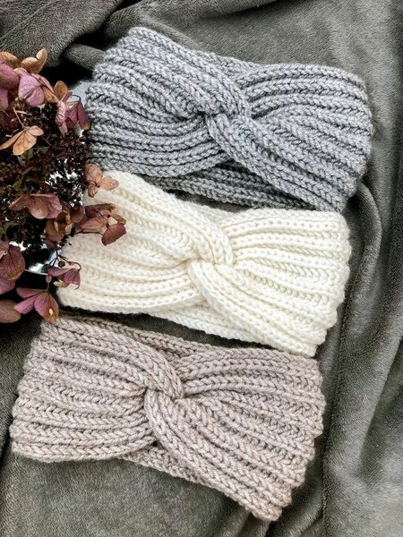 Bandeaux Tricotés Élégants