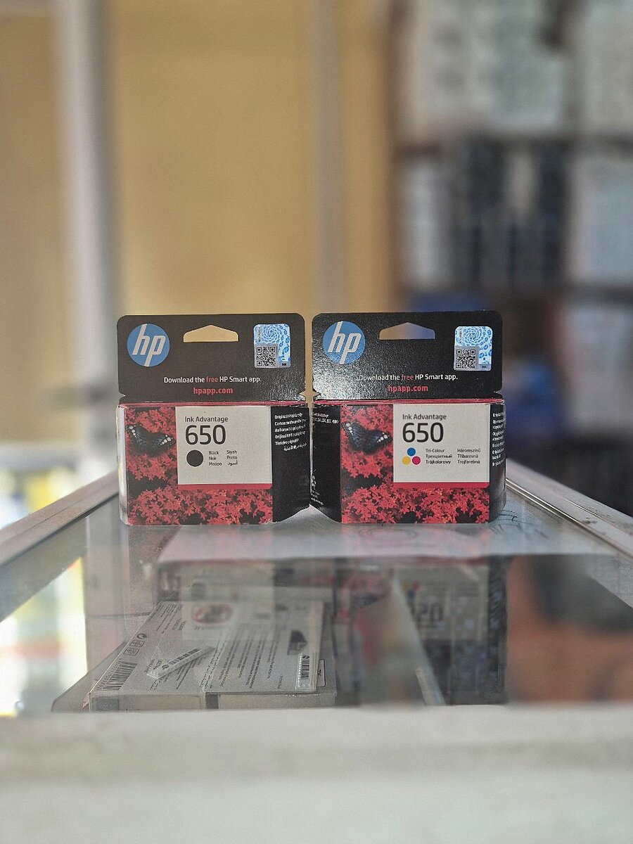 Hp 650 Ink Cartridge Black and Colour