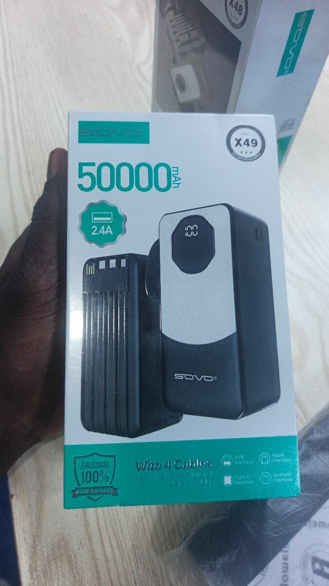 Batterie Externe SOVO 50000mAh