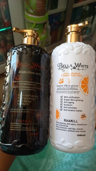 Bella white glow& radiant body wash