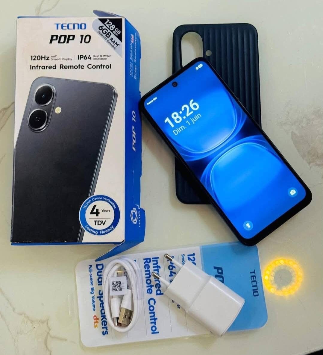 Smartphone TECNO Pop 10 128Go