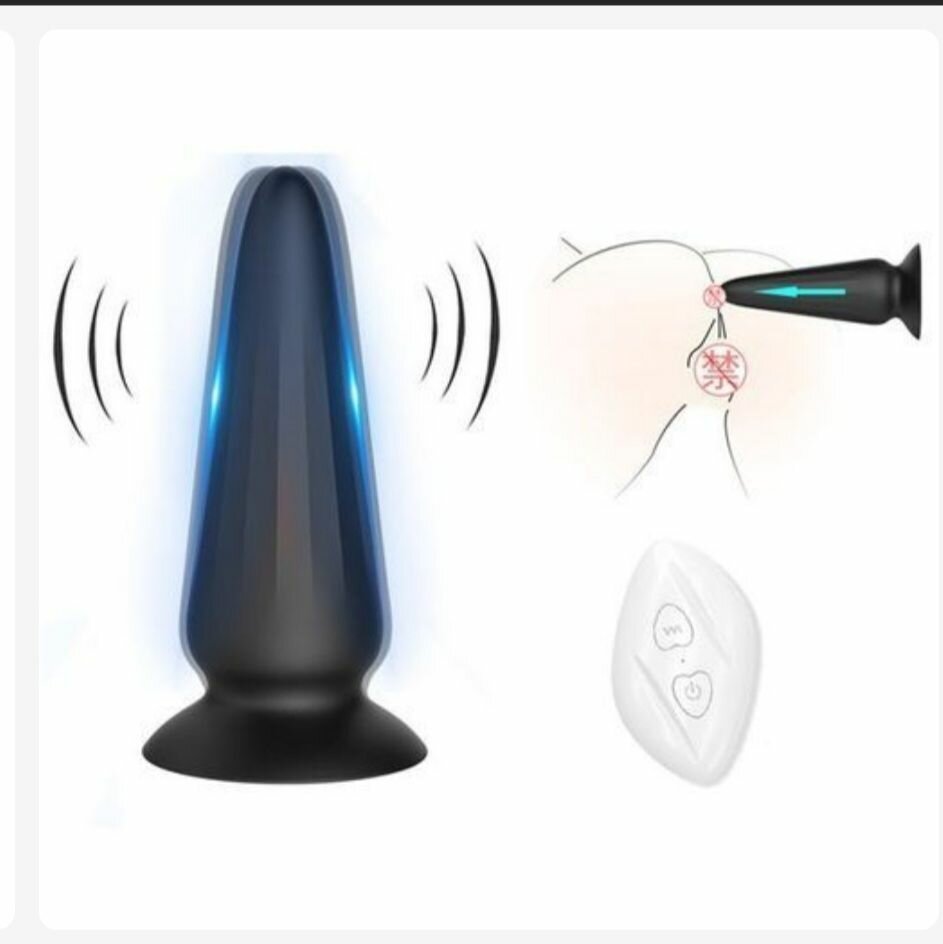 Plug Anal Vibrant Télécommande
