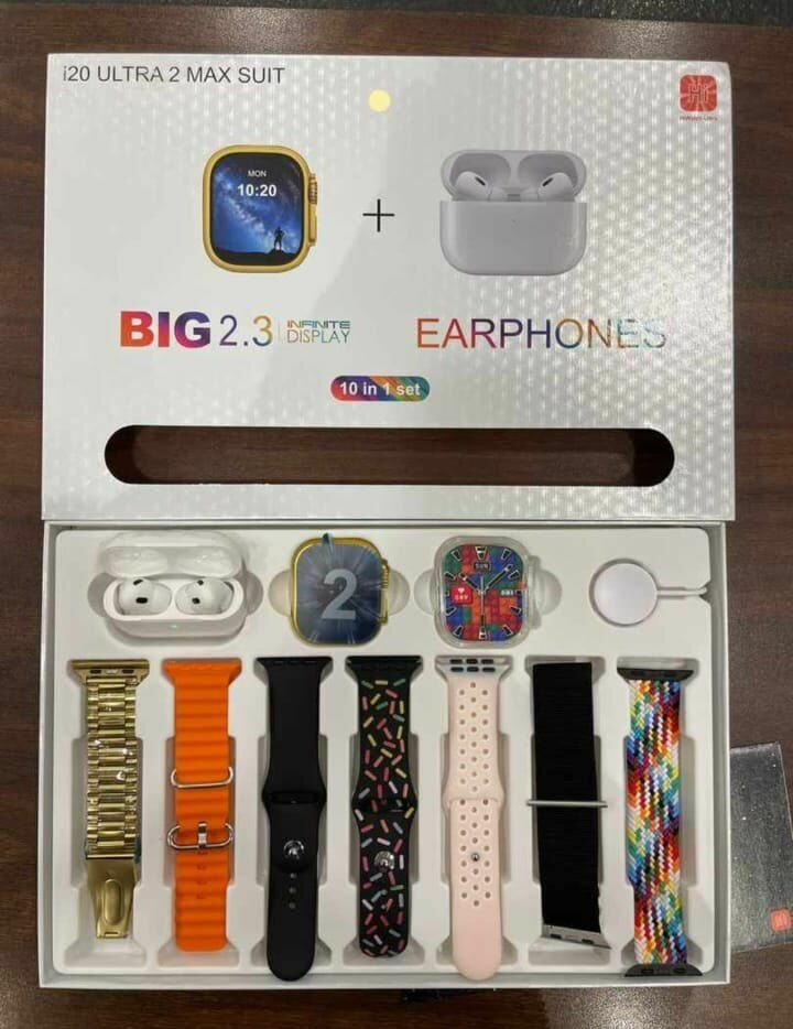 i20 Ultra Max Suit Montre et Écouteurs