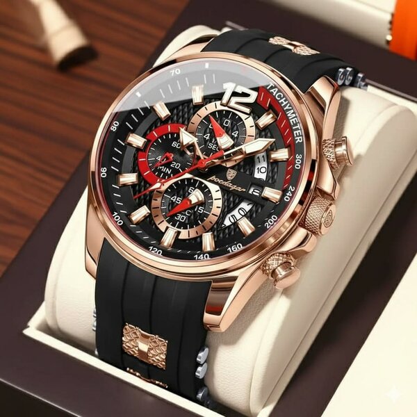 Montre Chronographe Luxe Homme
