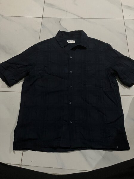 Chemise bleu nuire zara