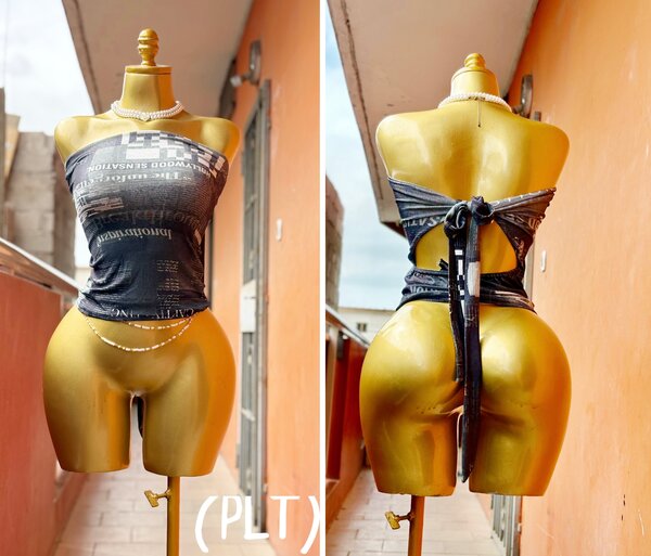 Top dos nu élégant femme