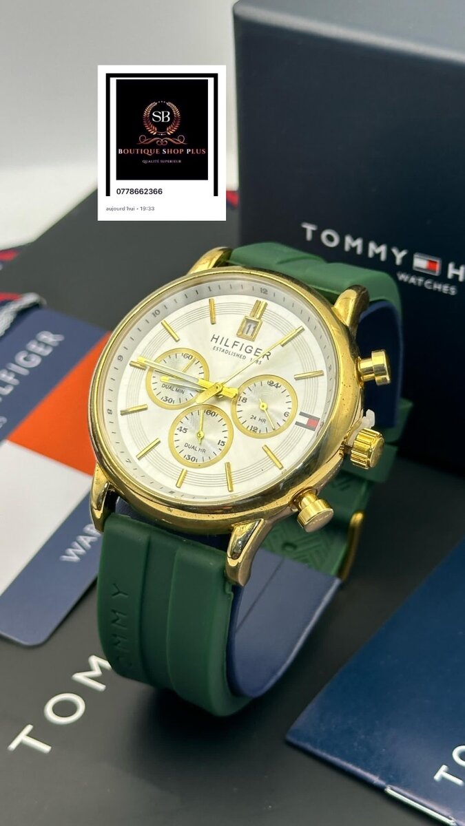 Montre de luxe tommy Hilfiger