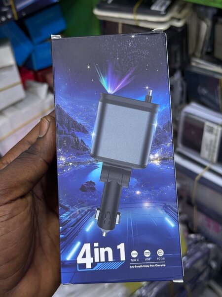 Chargeur Voiture 4 en 1 USB Type-C