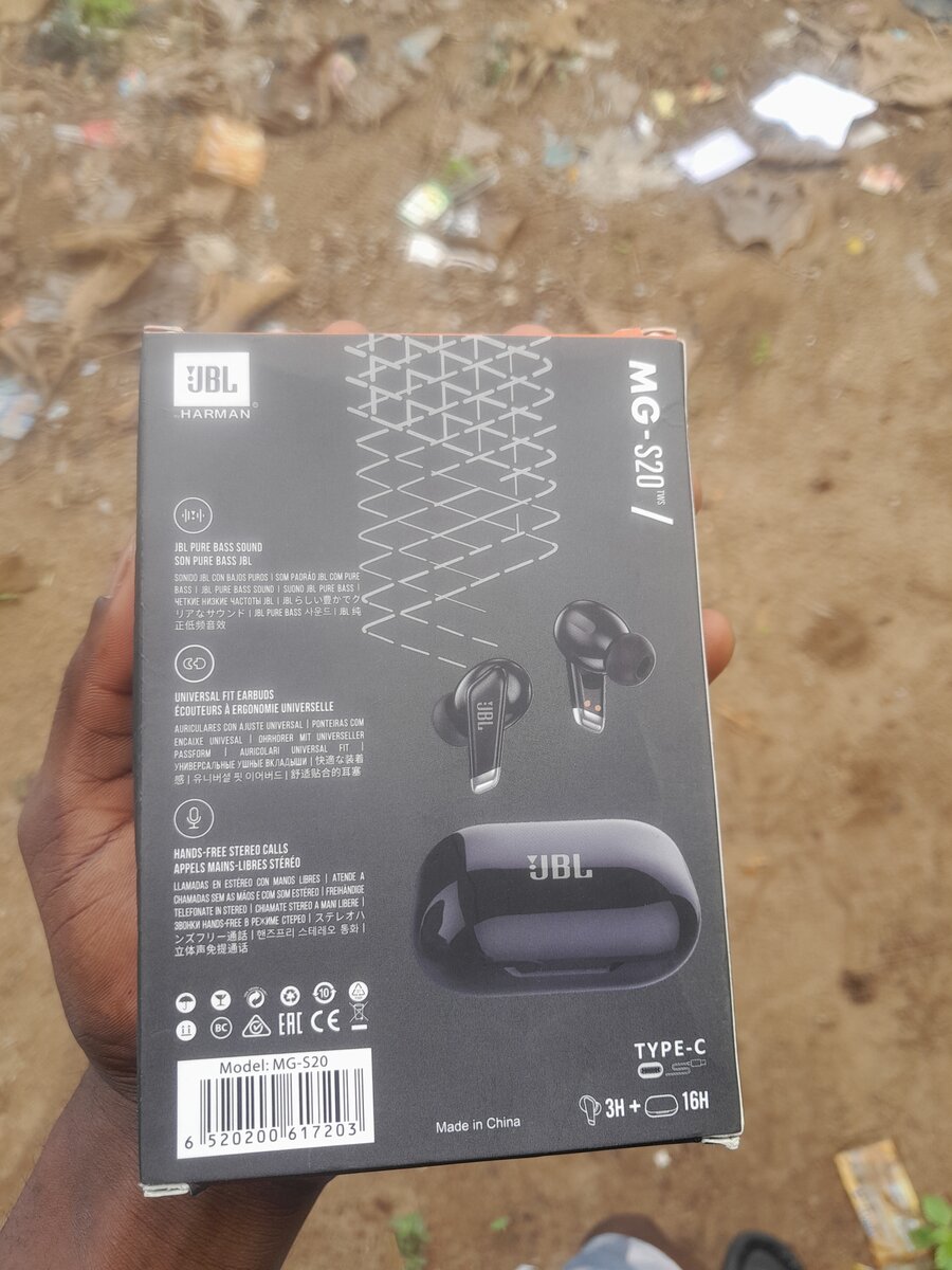 Écouteurs sans fil JBL MG-S20